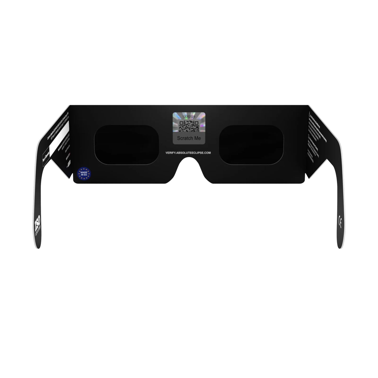 Óculos para o Eclipse 2026 Certificados ISO 12312-2